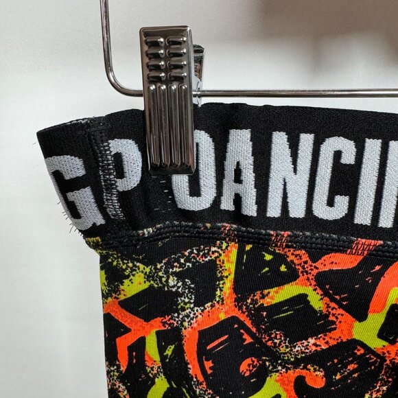 Zumba Wear Women's Leggings Black Orange Yellow Size Small Activewear Abstract - Picture 7 of 15